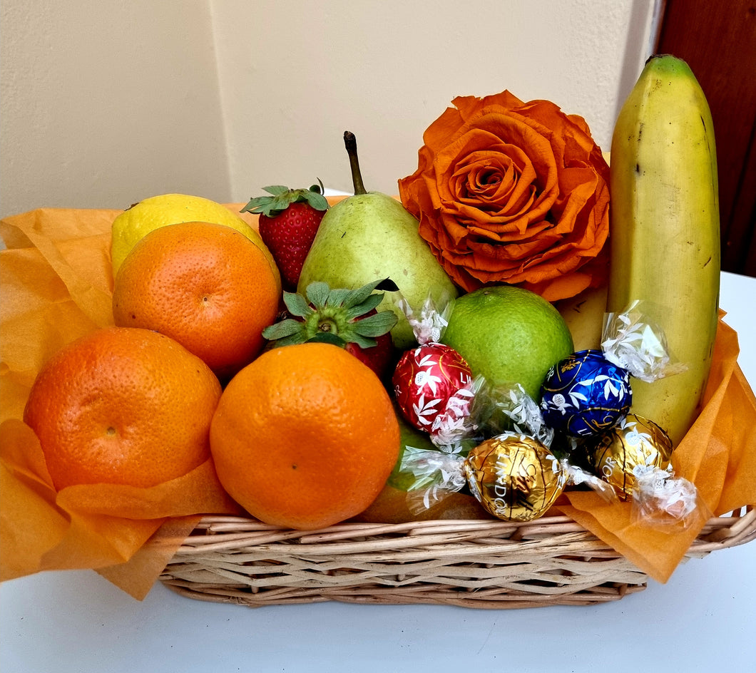 Fruit, Flowers and Chocolates